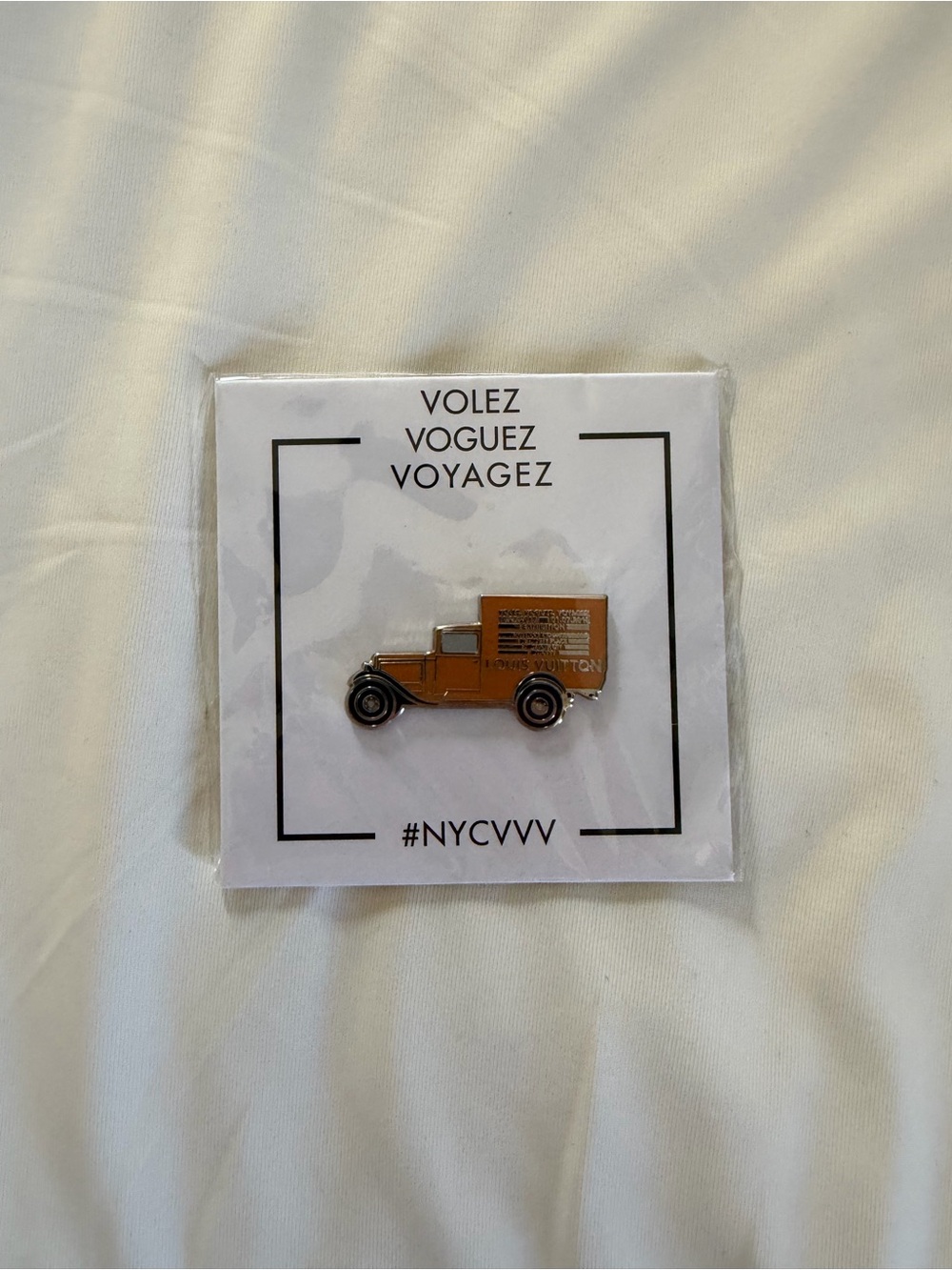 Louis Vuitton NYC Exhibition Truck Pin